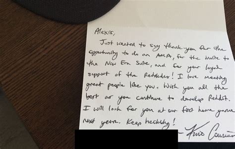 Kirk Cousins Is Such A Nice Guy He Sent A Thank You Note To Reddit