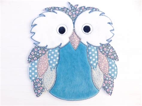 owl embroidery design cute  owl applique instant etsy owl