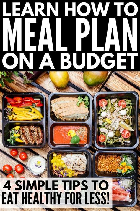 easy weekly meal plan   budget   simple steps