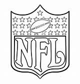 Coloring Superbowl Pages Comments Nfl sketch template