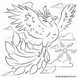 Coloring Mythology Phoenix Mythologie Griechische Hulkbuster Pegasus sketch template