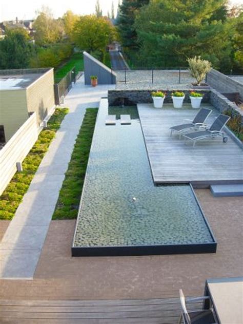 modern landscaping contemporary water feature modern water feature