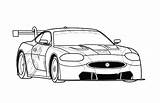 Jaguar Coloring Pages Cars Sports Color Rsr Pinnwand Auswählen sketch template