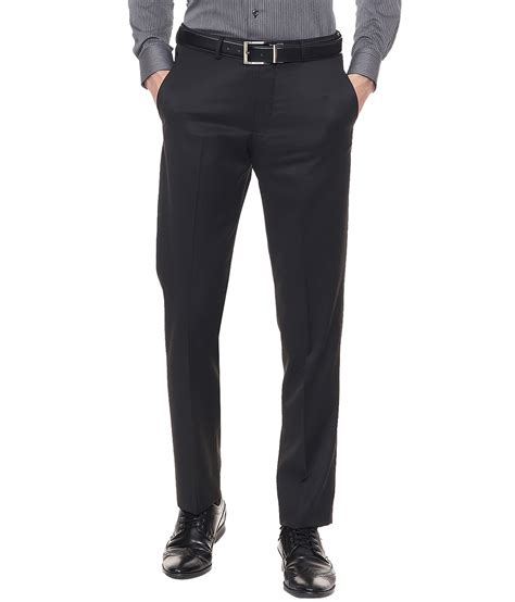 buy haoser black formal trousers  men daily office wear formal pant