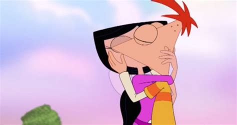 image adult phineas and isabella kiss again png disney wiki