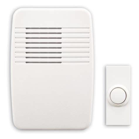 utilitech white wireless doorbell kit  lowescom