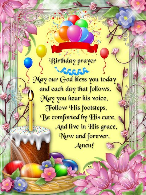 prayer happy birthday god bless  birthday pwl