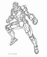 Ironman Colorier Gratuit Coloriages Armure Avengers Superheros Autre Superhero Maiden Justcolor Heros Imprimé Fois sketch template