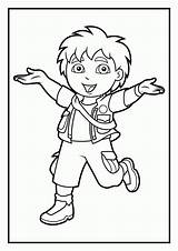 Coloring Diego Pages Go Printable Explorer Epic Kids Comments Coloringhome sketch template