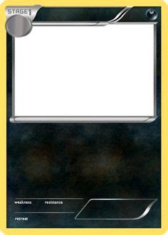 blank pokemon card template pin blank pokemon card template image