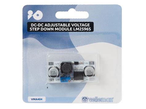 vma dc dc adjustable voltage step  module lms velleman wholesaler  developer
