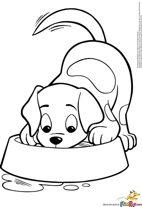cute puppy printable coloring pages    cute dog coloring