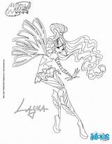 Coloring Sirenix Pages Winx Layla Transformation Hellokids Kids Club Cartoon Color Fairy Books Para Colorir Sailor Moon Girls Print Printable sketch template