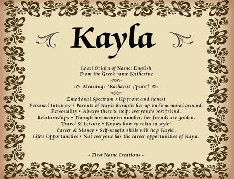 Kayla Name Meaning First Name Creations Kayla Name Meaning Kayla