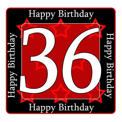 36 happy birthday party supplies 36th birthday coaster