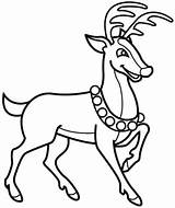 Reindeer Coloring Christmas Pages Santa Deer Print Kids Color Holiday Clipart Drawing Clip Flying Colouring Printable Happy Adult Caribou Cliparts sketch template