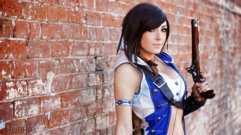 cosplay jessica nigri as connor from assassin s creed iii