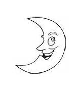 Coloring Pages Moon Space sketch template
