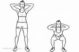 Squat Bodyweight Squats Workout Workoutlabs Thuis Fem Fullbody Lunges Primeiros Trik Iqbal Pernas sketch template