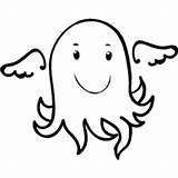 Coloring Doodle Pages Surfnetkids Next Octopus Angel sketch template