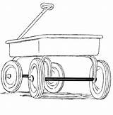 Wagon Printable Vehicle sketch template