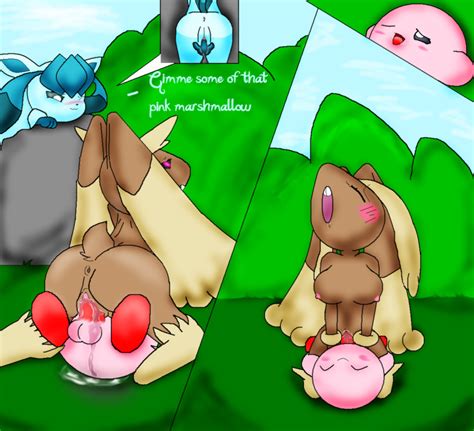 Rule 34 Crossover Glaceon Kirby Kirby Series Lopunny Pokemon