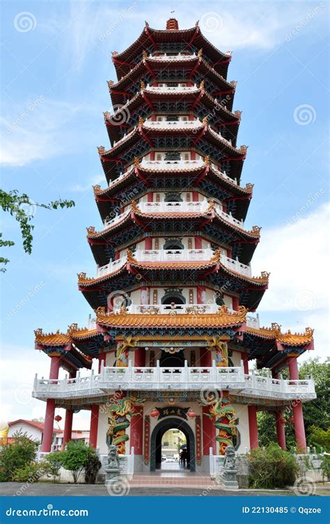 chinese pagoda stock image image  exterior building