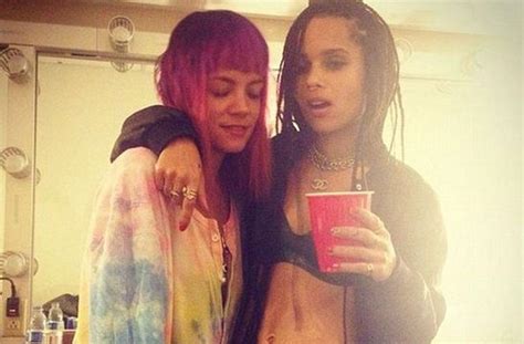 Lily Allen Admits She Kissed Zoe Kravitz While Married To Sam Cooper