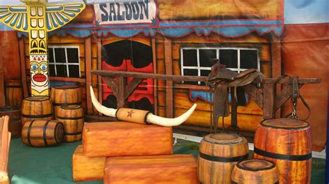 wild west themed  venue transformation event theming uk