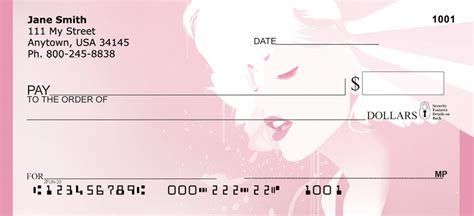 In Sexy Marilyn Monroe Style Personal Checks