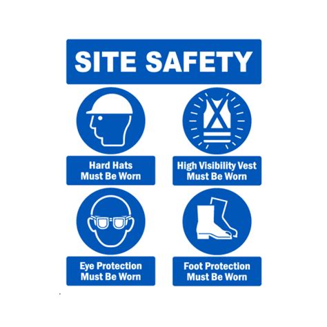 warning safety signs  store