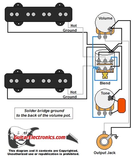 fender jazz bass wiring diagram