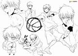 Kuroko Aniyuki Tetsuya sketch template