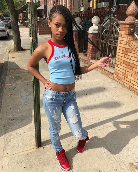 Pin By Jaquanswain On Black Girls Cute Girl Outfits Red Outfit Cute