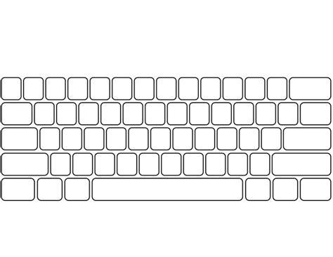blank keyboard template gingers  tech shop pinterest keyboard