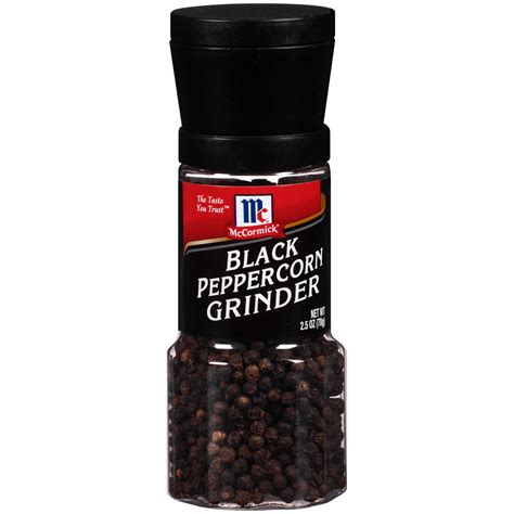mccormick black peppercorn grinder  oz walmartcom