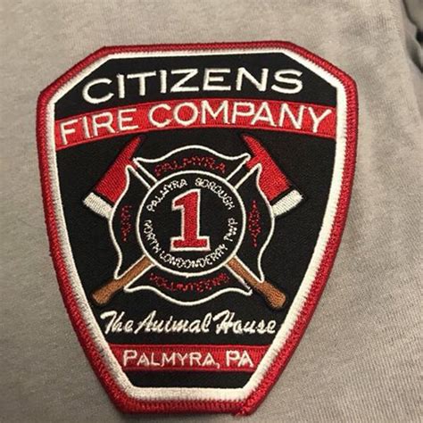 department patch citizens fire company  palmyra pa