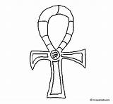 Ankh Cati Colored Coloring Coloringcrew February sketch template