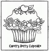 Coloring Cupcake Pages Clipart Library Fancy sketch template