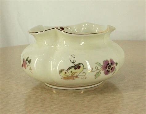 vintage zsolnay hungary hand painted porcelain butterfly cachepot bowl etsy