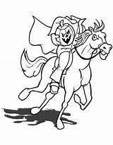 Headless Coloring Horseman Cheval Cavalier Sleepy Jinete Hugolescargot Fairy Printactivities Coloringhome Partager Coloriages sketch template