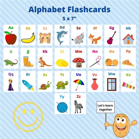 alphabet flash cards abc alphabet cards kindergarten activity etsy
