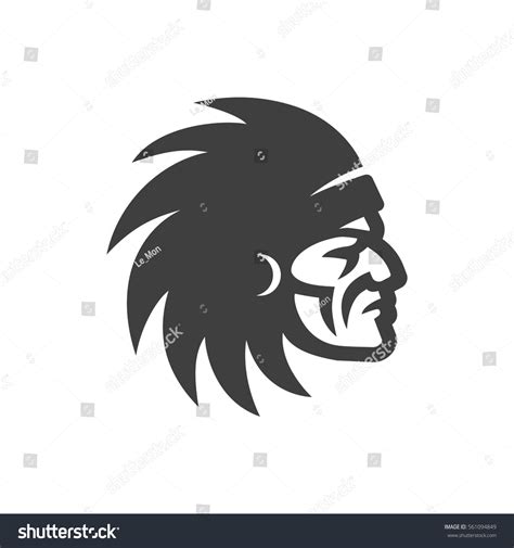 indian chief head icon native american stock vector royalty   shutterstock