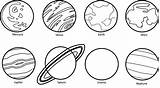 Planets Clipart Mercury Planet Drawing Mars Solar System Cliparts Neptune Saturn Clip Outline Transparent Jupiter Water Drawings Space Library Collection sketch template