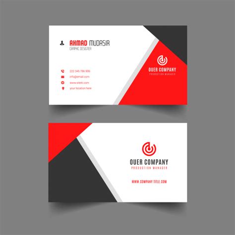 business card template vectors images graphic art designs  editable