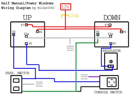 manualpower window wiring diagram  killer  sugiyama flickr