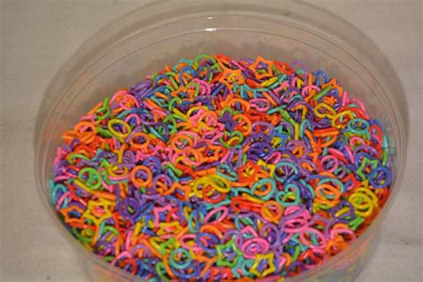 mini links charm rings plastic jump rings toy parts sugar etsy