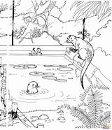 Zoo Coloring River Otter Pages Skip Main sketch template