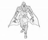 Doom Coloring Pages Doctor Marvel Armor Dr Alliance Ultimate Template Legion Sketch Popular sketch template