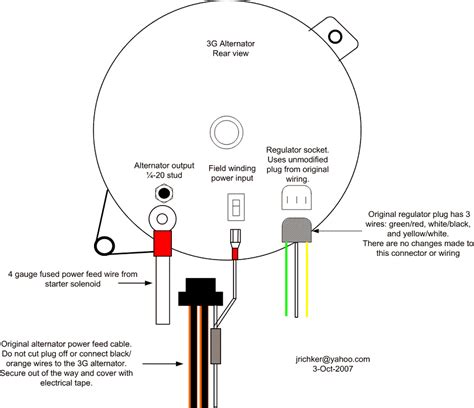diagram  wire ford alternator voltage diagram mydiagramonline